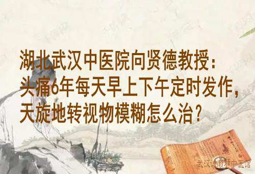 湖北武汉中医院向贤德教授：头痛6年每天早上下午定时发作，天旋地转视物模糊怎么治？